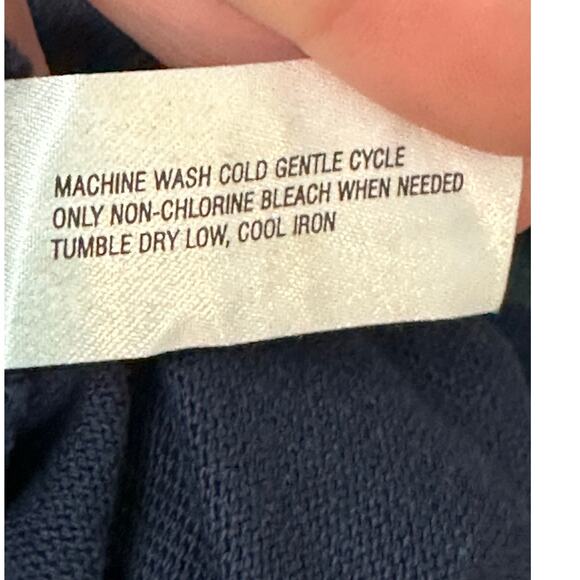 Gap Blue Leopard Print 3/4 Sleeve Mini Dress size M - Picture 5 of 12